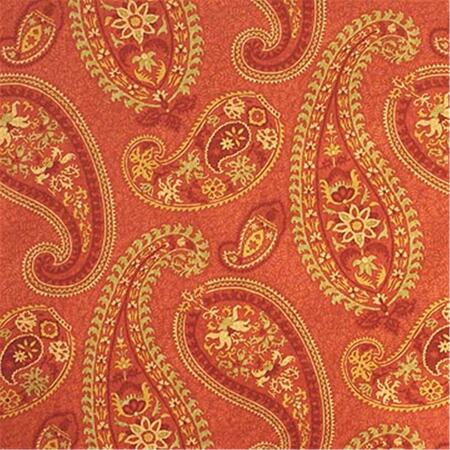 MAGNOLIA BRUSH MANUFACTURERS Nepal Fabric in Scarlet 4360